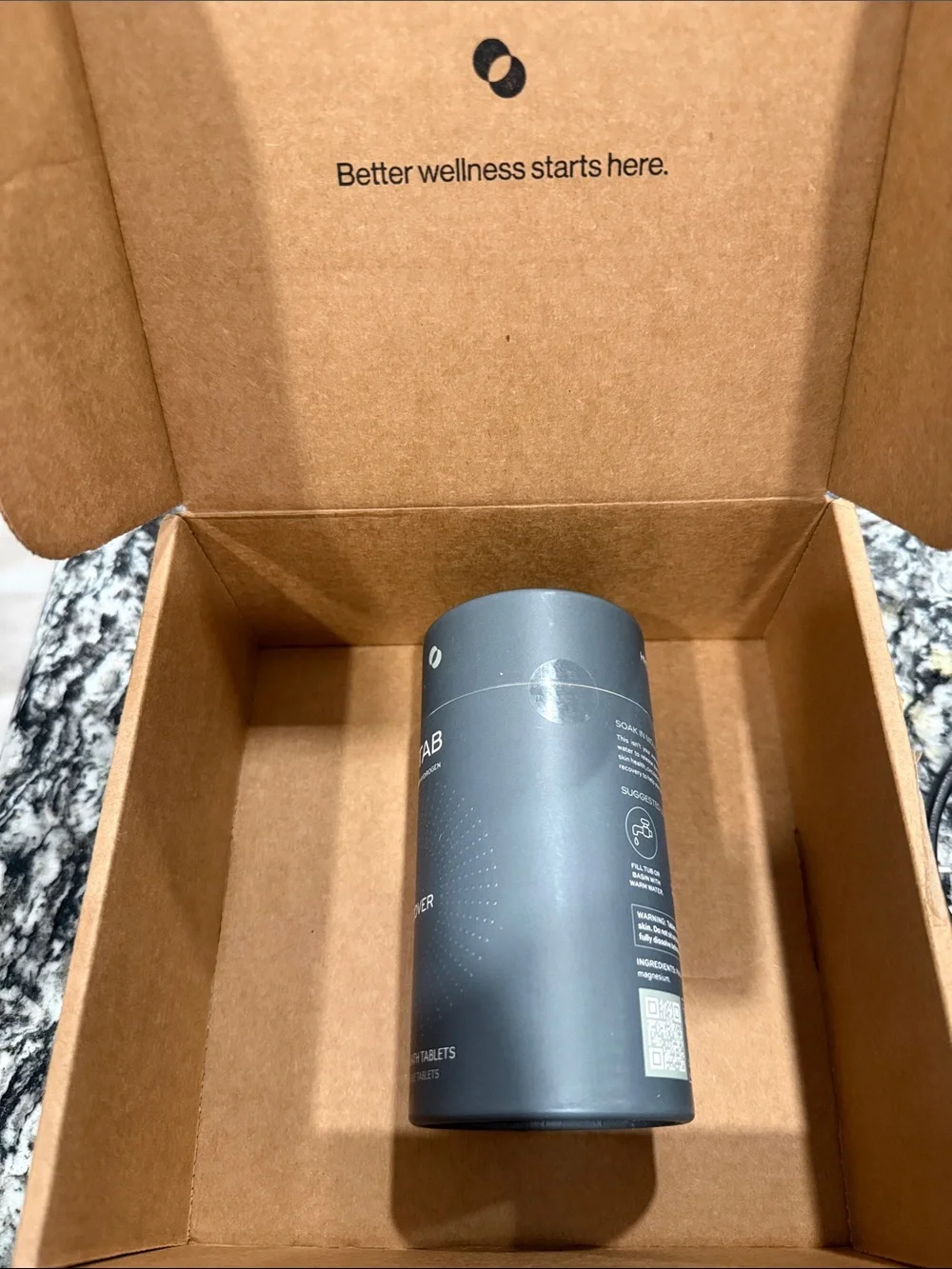 Recover Hydrogen Bath Tablets — Charcoal